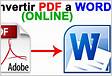 Convertidor de PDF a Word gratuito en línea